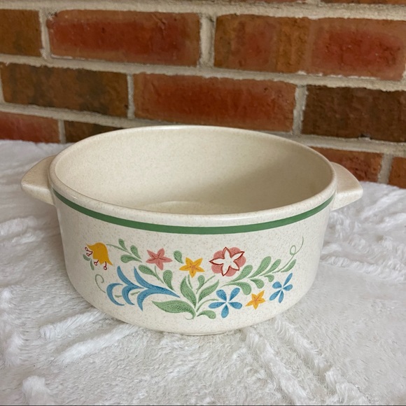 Lenox Dining Vintage Lenox Temper Ware Quakertown Bowl Flowers Boho